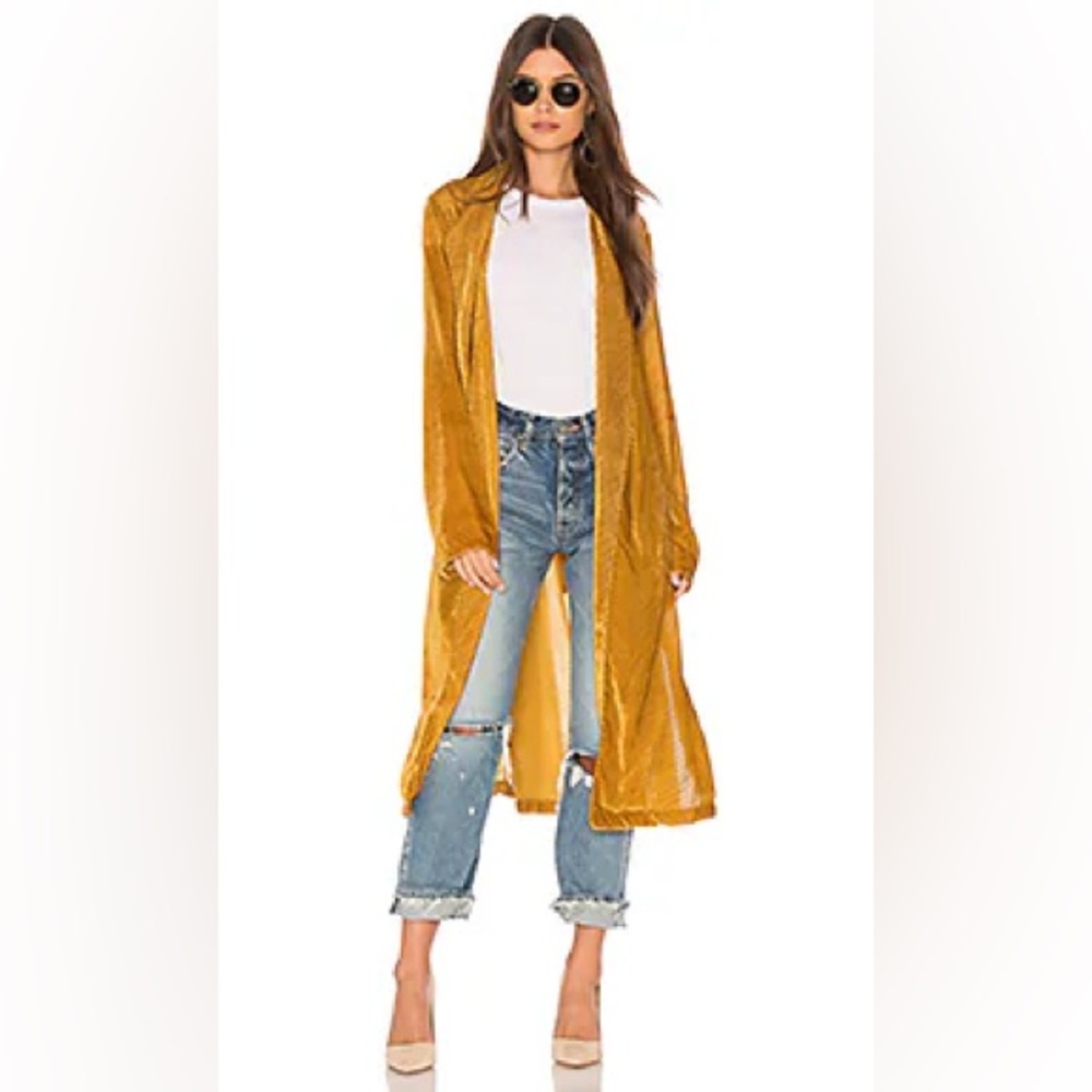 Flynn Skye Dresden Velvet Robe Jacket